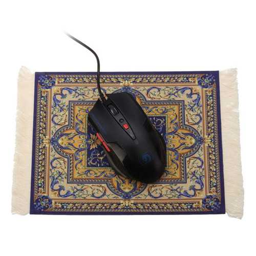 27cm x 18cm Bohemia Style Persian Rug Mouse Pad For Desktop PC Laptop Computer