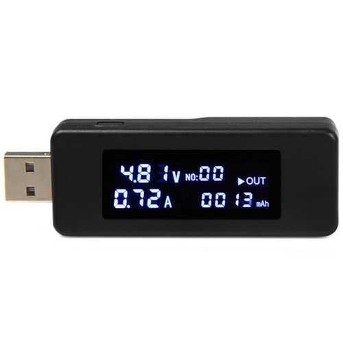 KCX-045 LCD USB Voltage Current Detector Battery Capacity Tester for Phone Mobile Power Bank