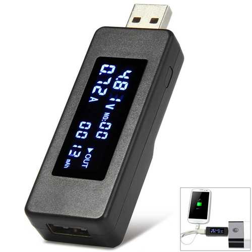 KCX-045 LCD USB Voltage Current Detector Battery Capacity Tester for Phone Mobile Power Bank