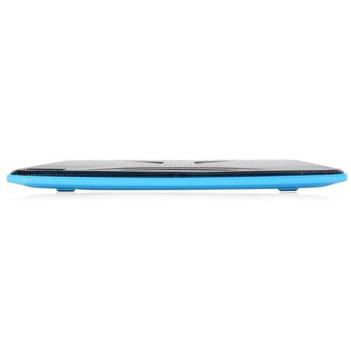 CoolCold K19 USB 2.0 Ultra Thin Luminous Game Two Fans Cooling Pads Notebook Cooler Pad for 14 15.6 17 Inch Laptops