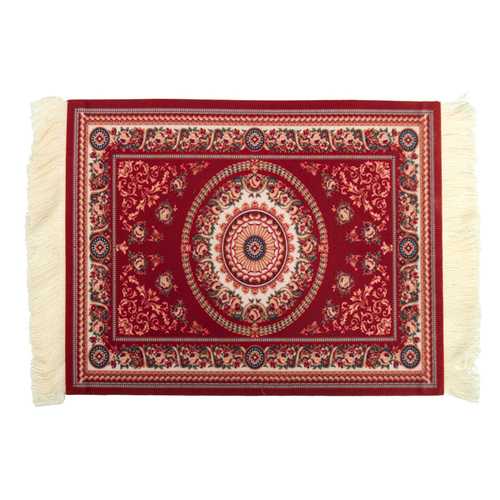 28x18cm Concentric Circle Bohemia Style Persian Rug Mouse Pad For Desktop PC Laptop Computer
