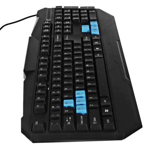 Original Mototech K68D 104 Key High Cap Design Wired Keyboard Black