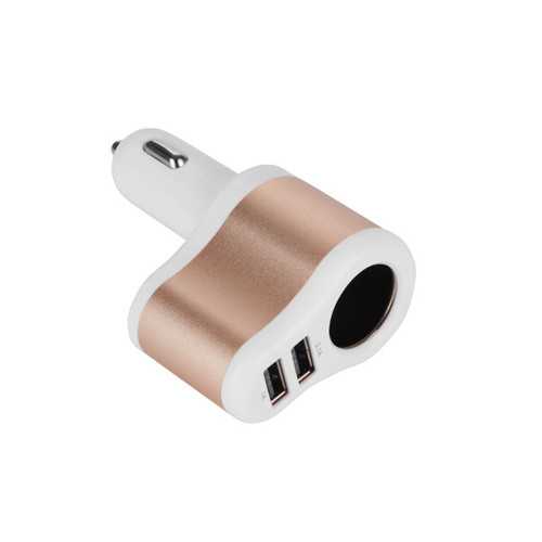 EC900 3-in-1 Dual USB Car Charger With Cigarette Lighter and Bluetooth FM Transmitter Music Player