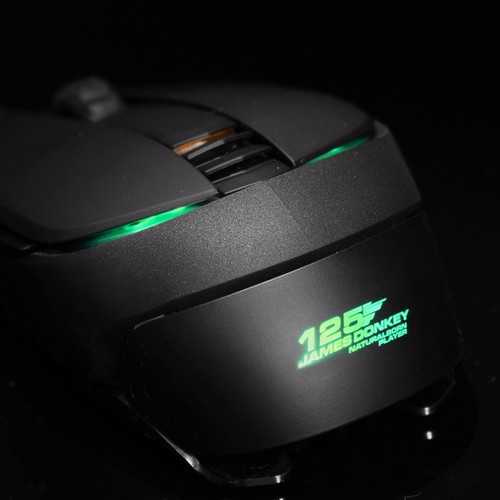 James Donkey 125M 5000DPI 6 Buttons USB Wired Optical Gaming Mouse for Laptop PC Gamers