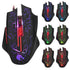 HXSJ H800 Fire Bird 6D 5500 DPI Colorful Backlight Wired Optical Gaming Mouse