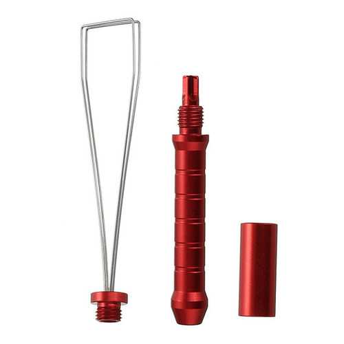 Multi-function Red Aluminum Alloy Keycap Puller Remover Adjuster For Mechanical Keyboard