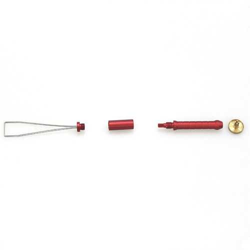 Multi-function Red Aluminum Alloy Keycap Puller Remover Adjuster For Mechanical Keyboard