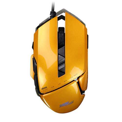 Original James Donkey 325 3000DPI USB Wired Optical Programming Gaming Mouse With LED Breathing Lamp