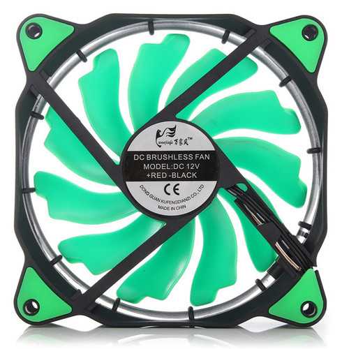 3-Pin/4-Pin 120mm PC Computer Case CPU Cooler Cooling Fan with LED Light DC12V