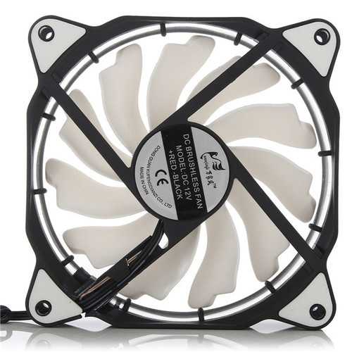 3-Pin/4-Pin 120mm PC Computer Case CPU Cooler Cooling Fan with LED Light DC12V