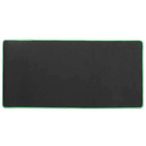 600x300x2mm Black Anti-Slip Natural Rubber Cloth Office Keyboard Mouse Pad