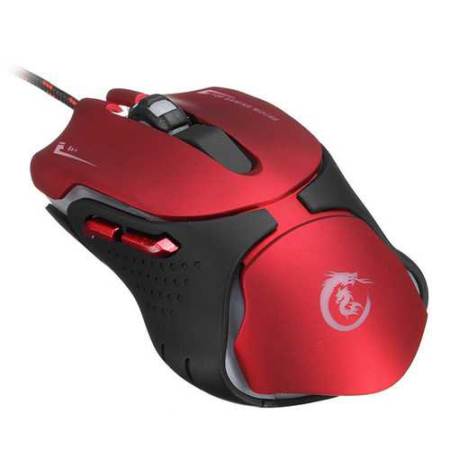 A903R 6D 1200/ 1600/ 2400/ 3200dpi Seven Color Ergonomic Wired Mouse
