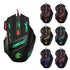 HXSJ H100 Dragon 7D 5500 DPI Colorful Backlight Wired Optical Gaming Mouse