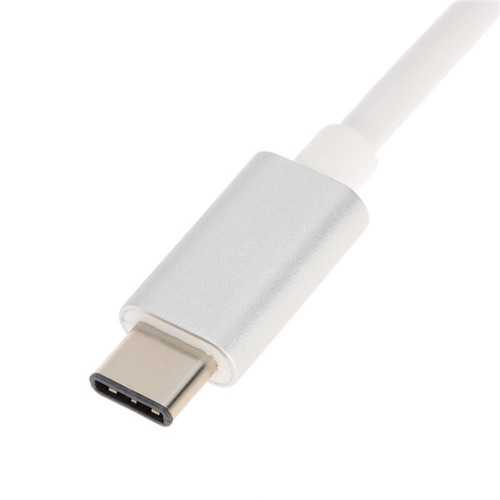 USB 3.1 Type C To 3-Port USB 3.0 Hub With Reverse Charge Function