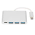 USB 3.1 Type C To 3-Port USB 3.0 Hub With Reverse Charge Function