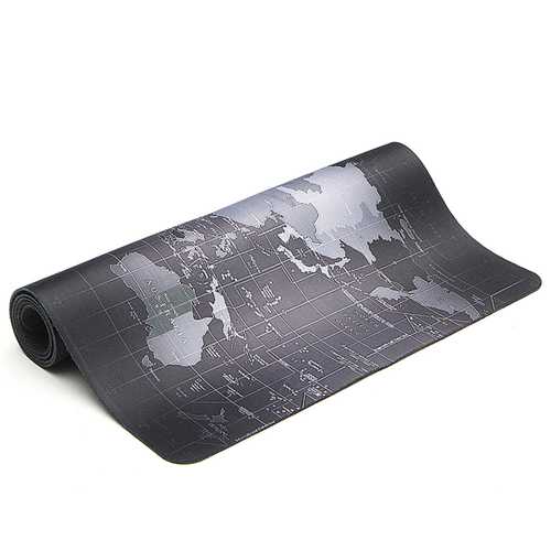 800x300x2mm Large Size World Map Mouse Pad For Laptop Computer