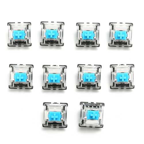 10PCS 3 Pin Mechanical Keyboard Switch Blue Switch