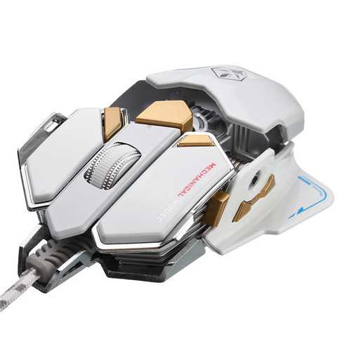 G10 4000 DPI 10 Buttons Mechanical Gaming USB Macro Programming Wired Gaming Mouse