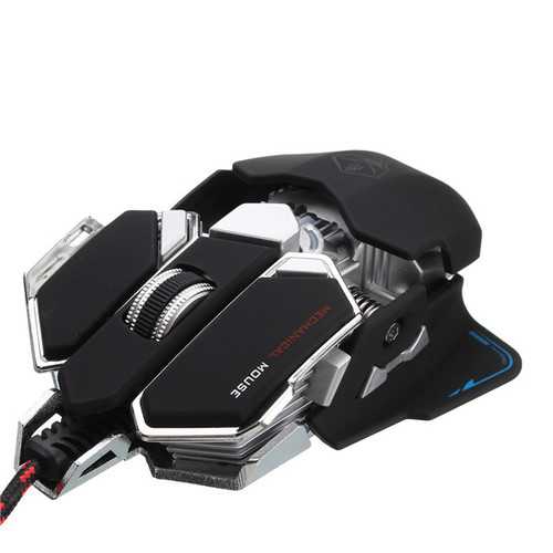 G10 4000 DPI 10 Buttons Mechanical Gaming USB Macro Programming Wired Gaming Mouse