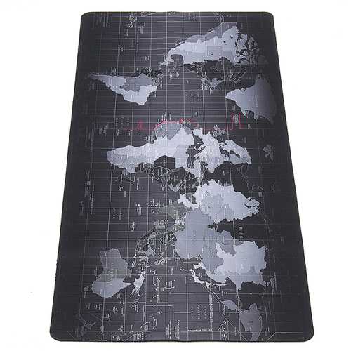 700x300x3mm Large Size World Map Mouse Pad For Laptop Computer