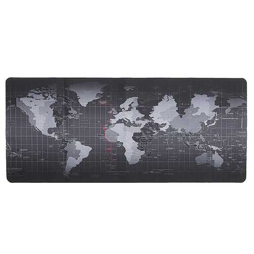 700x300x3mm Large Size World Map Mouse Pad For Laptop Computer