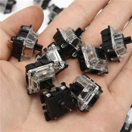 87Pcs Gateron RGB Series Black 3Pin Mechanical Switch For Mechanical Keyboard