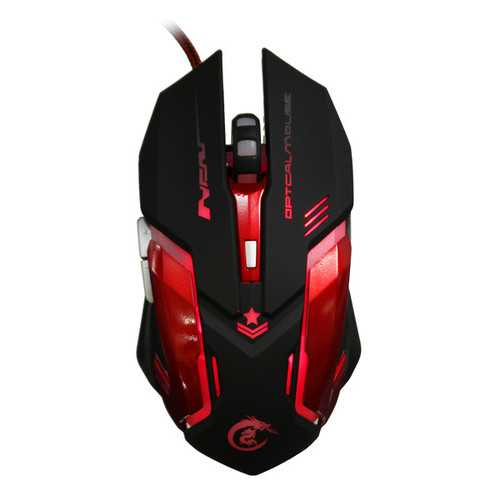 HXSJ H500 6 Buttons 3200 DPI Colorful Backlight Wired Optical Gaming Mouse
