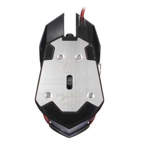 HXSJ H500 6 Buttons 3200 DPI Colorful Backlight Wired Optical Gaming Mouse