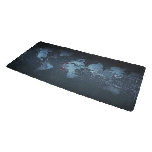 900x400x3mm Oversized Thicker Non-slip Bottom World Map Mouse Pad Mat For Laptop Computer