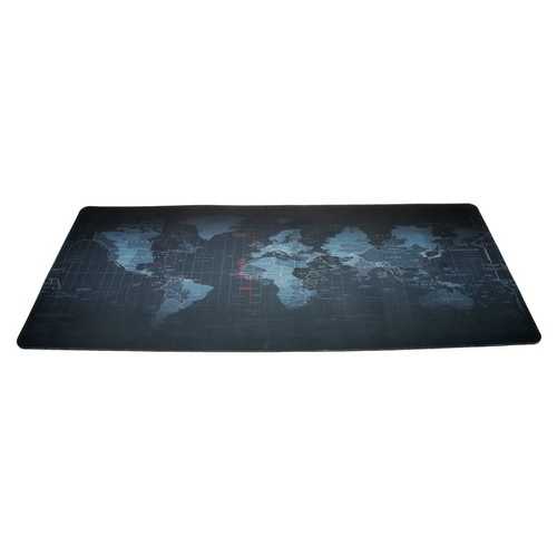 900x400x3mm Oversized Thicker Non-slip Bottom World Map Mouse Pad Mat For Laptop Computer