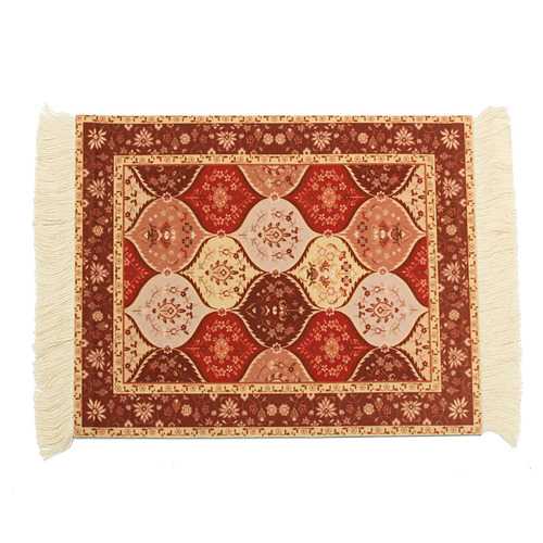 28x18cm Bohemia Style Persian Toile Rug Mouse Pad Mat For Desktop PC Laptop