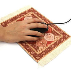 28x18cm Bohemia Style Persian Toile Rug Mouse Pad Mat For Desktop PC Laptop