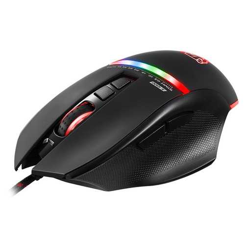 Motospeed V10 4000DPI Matte Surface USB Wired LED Backlit Optical Gaming Mouse