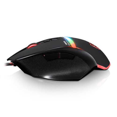 Motospeed V10 4000DPI Matte Surface USB Wired LED Backlit Optical Gaming Mouse