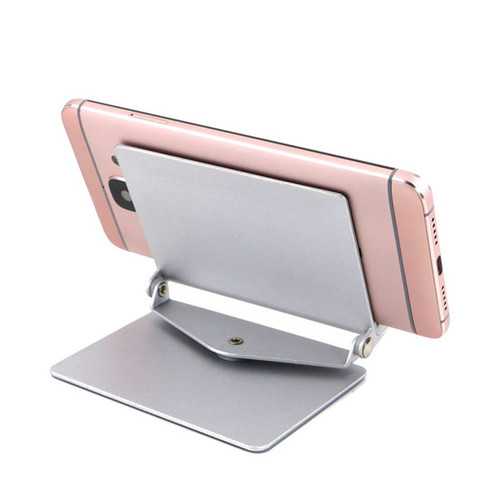 Kudon Metal Phone Stand 360 Degree Rotation Lazy Holder PhonE Mount for Smartphone Tablet