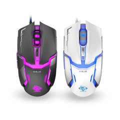 E-Blue EMS618 4000DPI 1000Hz 6 Buttons USB Wired Optical Gaming Mouse For PC Computers Laptops