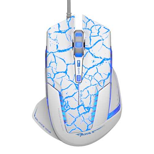 E-Blue EMS600 2500DPI A5050 6 Buttons USB Wired Optical Gaming Mouse For PC Computer Laptops