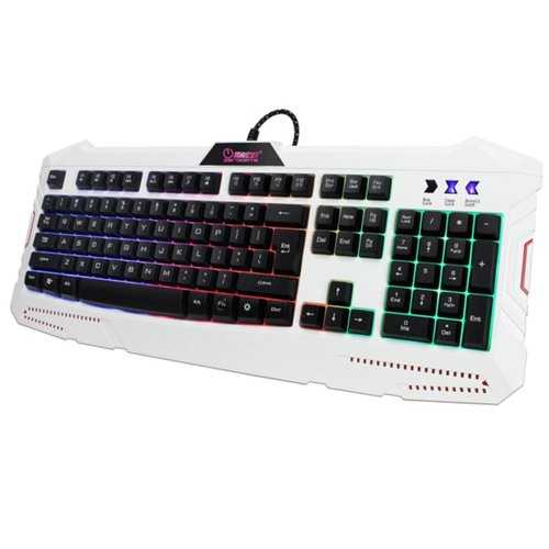 HXSJ X10 104 Keys USB Wired Rainbow Backlight Gaming Keyboard For PC Computer Laptop