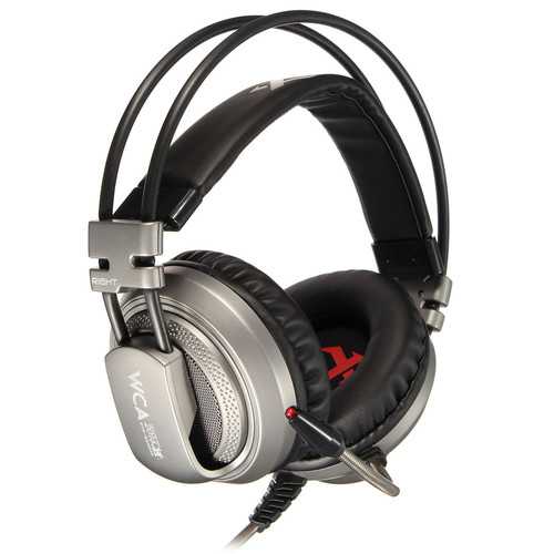 XIBERIA V10 USB Wired Vibration Deep Bass LED Gaming Headphone Headset with Mic for PC