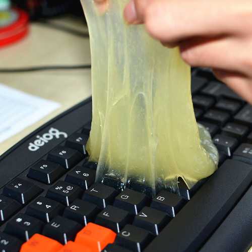Multifunction Dust Cleaner Tool Natural Plant Soft Glue Clean for Keyboard PC