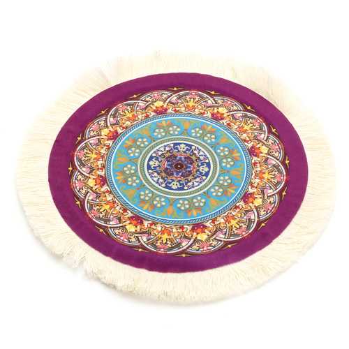 23cm/9'' Bohemia Style Persian Stylish Rug Mat Round Mouse Pad for PC Computer