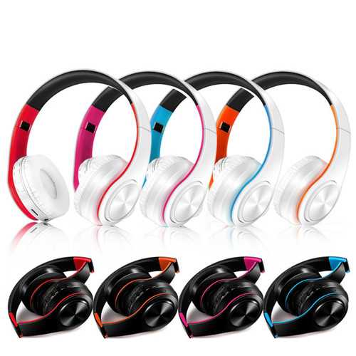 Foldable Colorfoul Bluetooth 4.0 Wireless Stereo Headphone with MIC