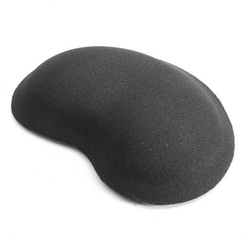 Black Silicone Soft Mouse Pad Wrist Rest Support for Desktop PC Computer