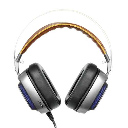Xiberia K10 USB Wired HiFi Noise Canceling Backlit Gaming Headphones Headset with Microphone
