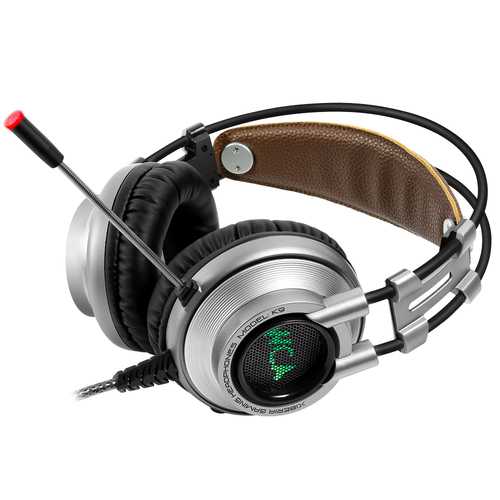 XIBERIA K9 USB Wired 7.1 Channel HiFi Noise Canceling Gaming Headphone Headset with Microphone Mic