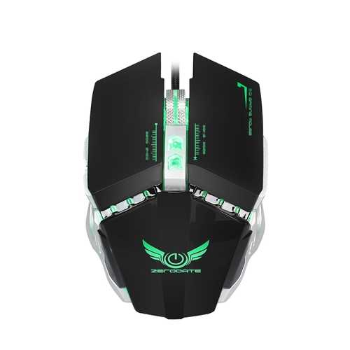 X700 3200DPI Adjustable 7 Buttons USB Wired LED Backlit Gaming Mouse