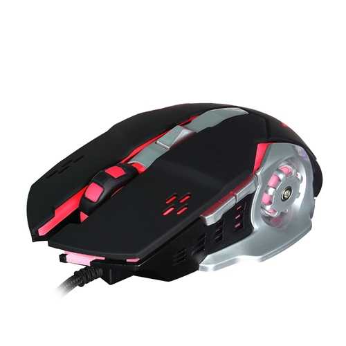 X500 3200DPI Adjustable 6 Button USB Wired LED Backlight Gaming Mouse for PC Computer Laptops