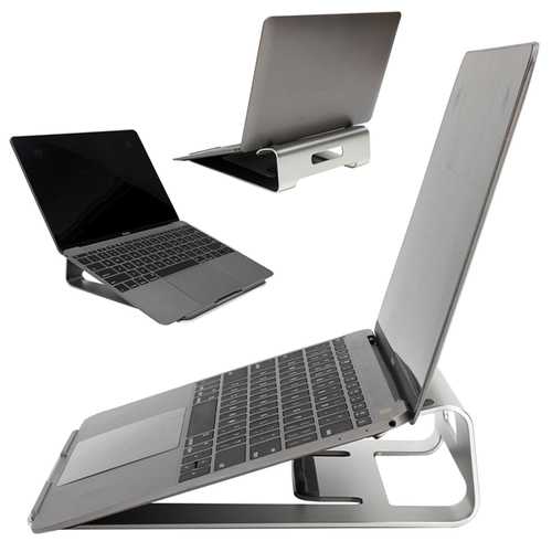 Aluminum Laptop Holder Stand Dock Desk Pad For MacBook Pro Air Tablet Notebook
