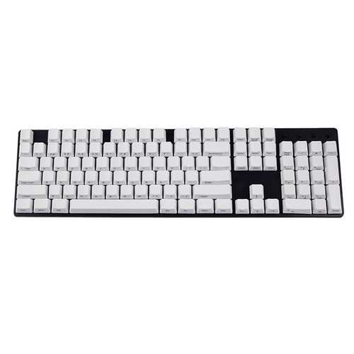 104 Key PBT OEM Profile Side Printed Thick Multiple Solid Color Keycaps