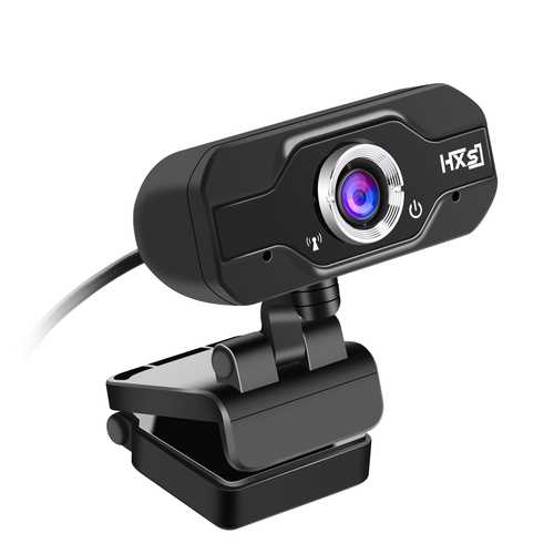 HXSJ HD 720P CMOS Sensor Webcam Built-in Microphone Adjustable Angle for Laptop Desktop